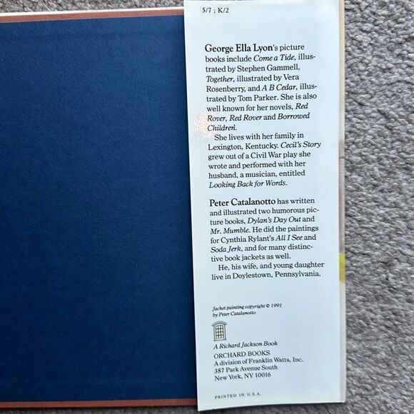 “Cecil’s Story” by George Ella Lyon - Picture 4 of 6